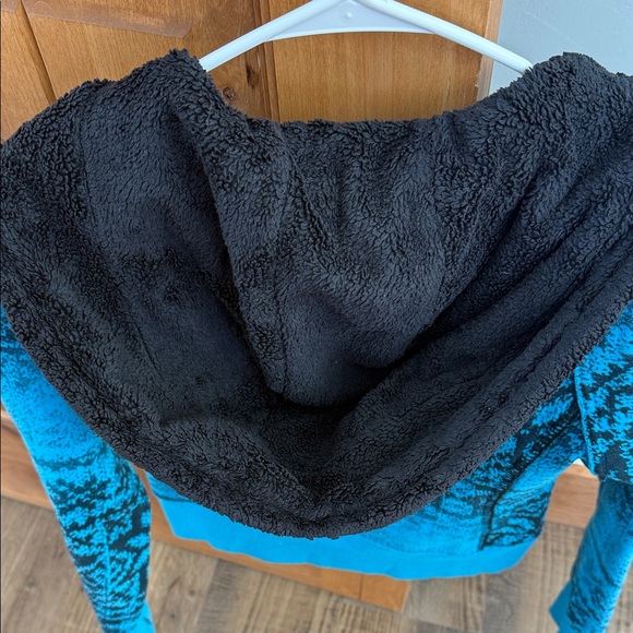 Blue Patterned Women's Jacket - Picture 4 of 10